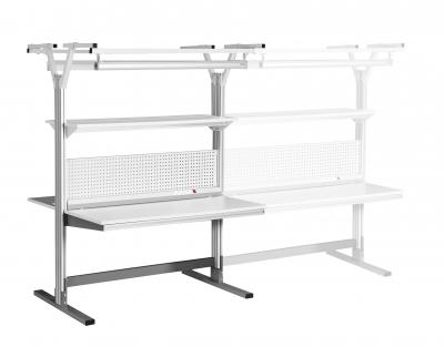 Double ESD Workbench Set 1500 x 700 mm Alliance Workbenches ESD Products AES